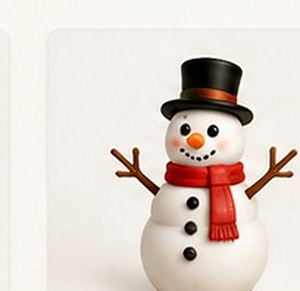 3D Snowman
